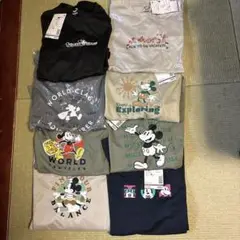 ワークマン半袖Tシャツ ８枚セット3L新品未使用ディズニーミッキーマウス値下げ