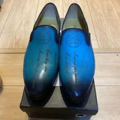 グラデーションブルーローファー 40