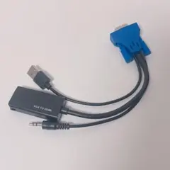 VGA ～ HDMI オーディオ アダプタ ケーブル 付き 1080P