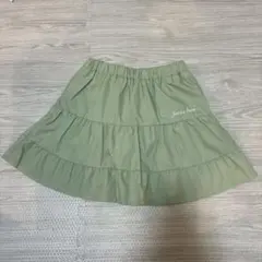 ジェニィラブ　シンプルロゴティアードスカパン