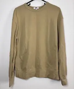 【UNIQLO U】ベージュ Lサイズ スウェット トップス