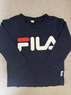 美品　FILA ネイビー 長袖Tシャツ サイズ90