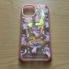 iPhone14ケース スティッチ　エンジェル　skinnydip