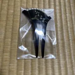 花柄パール付きかんざし 黒色