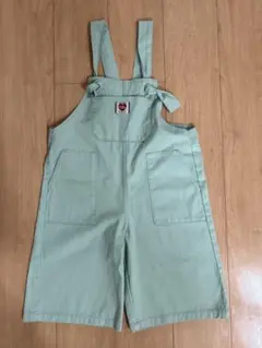 新品未使用ミントグリーン サロペット 140