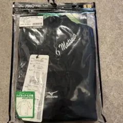 Mizuno ハイネック 七分袖 アンダーシャツ Lサイズ ブラック