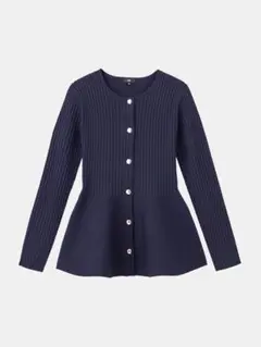 24AW♡PLST ホールガーメント®ペプラムカーディガン 即完売品 完売カラー