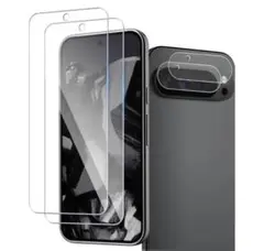 Google Pixel 9 Pro カメラ　ガラスフィルム 「2+2枚セット」