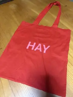 HAY トートバッグ　赤