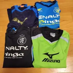 Puma/Penalty/Mizuno 長袖シャツ 4点セット