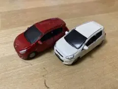 プルバックミニカー 三菱ミラージュ 2台まとめセット