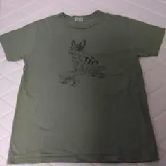 TES 犬イラスト Tシャツ M　エンドレスサマー