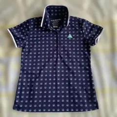 le coq sportif ゴルフシャツ Mサイズ ネイビー