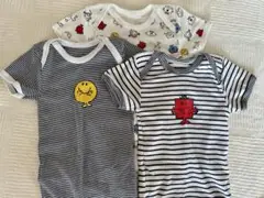 未使用品　プチバトー　ベビー肌着 3枚セット