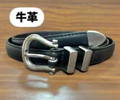 【即日発送】本革 ナローベルト ヴィンテージ アンティーク調 ウエスタンベルト