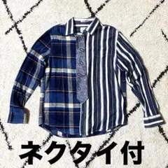 GLOVE HOUSE 長袖シャツ L ネクタイ込み