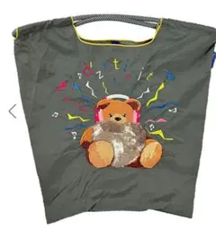 【限定品】Ball＆Chain★ d’zzit ハートベア★ベージュ♡Mサイズ ball&chain Music Bear Sequins Bag M – d'zzit
