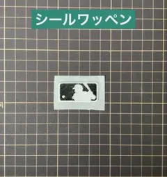 【黒】ミニワッペン　シール　キャップ小物に　MLB 応援グッズ　　aq