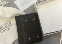 【美品】Maison Margiela 三つ折り財布 ブラック