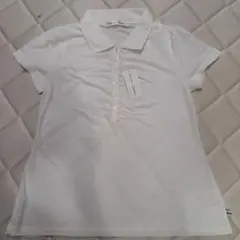 お値下げ中新品。かわいおかだホワイトポロシャツ タグ付き