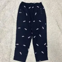 美品　ゴースローキャラバン　ブッチャー総柄プリントイージーアンクルパンツ　M
