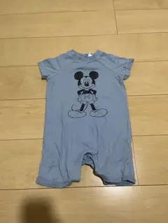 美品　H&M ミッキー 半袖ロンパース 92㎝