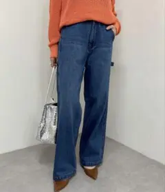 SHENERY ペインターパンツ　デニム
