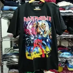 アイアンメイデン 両面プリント バンドＴシャツ L