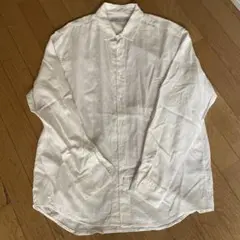 ナノユニバース　アンチスメルリネン　レギュラーカラーシャツ