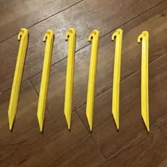 ペグ 樹脂製 6本セット