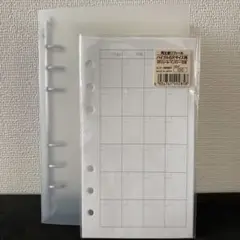MUJI 無印良品 バイブル6穴 システム手帳 スケジュール リフィル 付き