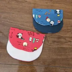ミニポーチ　小銭入れ　お料理ぱんだセット