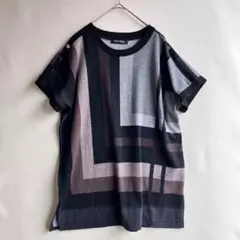 Lady’s Fashion レディース　半袖ニット　ドロップショルダー　M-L