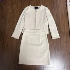GREEN LABEL RELAXING アイボリー スーツ セット
