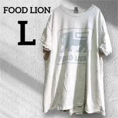 FOOD LION 【L】ロゴ Tシャツ ホワイト