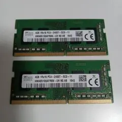 SK hynix DDR4メモリ 4GB ×2枚 PC4-19200