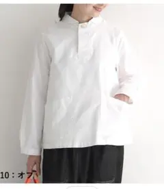 新品dgyコットンオックス ちびエリプルオーバーシャツ