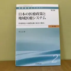 医療経営士テキスト、日本の医療政策と地域医療システム 初級2