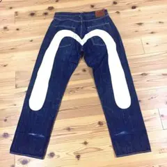 EVIS エビスジーンズ ビッグカモメ NO2 lot2001 朱耳 大黒