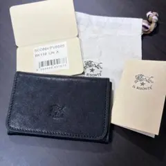 【新品未使用】イルビゾンテ 名刺入れ カードケース 黒 ブラック NERO