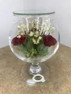 お値下げしました。エターナルフラワー　ブランデーグラス