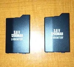 PSE認証 比較的美品　2個セット バッテリー PSP20003000　膨張なし