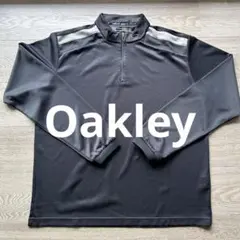Oakley ハーフジップ ブラックシャツ