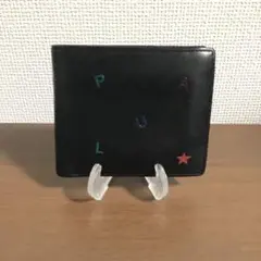 ☆開店セール☆ 短期使用品 良品 ポールスミス レザー レターズ 折り財布
