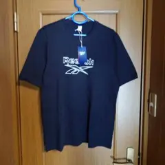 Reebok ブラック Tシャツ Lサイズ IYP64