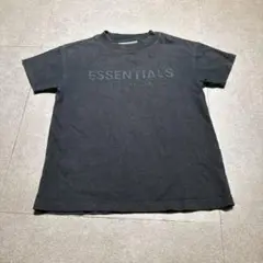 Essentials キッズ　半袖　tシャツ　黒　ブラック　S
