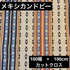 メキシカンドビー　カットクロス　100×100