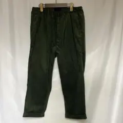 未使用品 clumsy コーデュロイ 2タック パンツ グリーン XLクラムジー