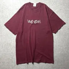 JERZEES 90s　カレッジ　テキサスA&M大学　ワインレッド　L