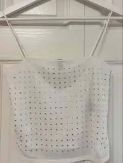 H&M クロップド キャミソール XS